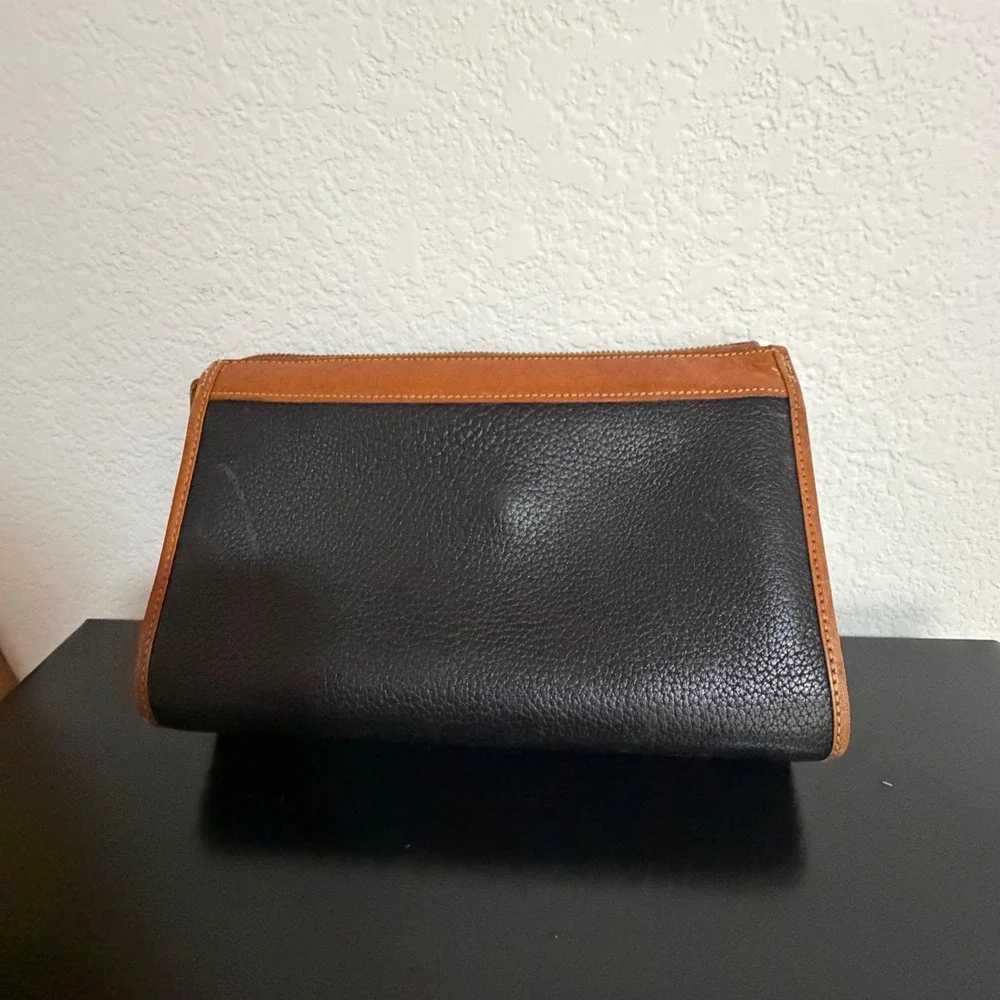Vintage Dooney & Bourke All Weather Leather Clutch Replacement No Purse Strap